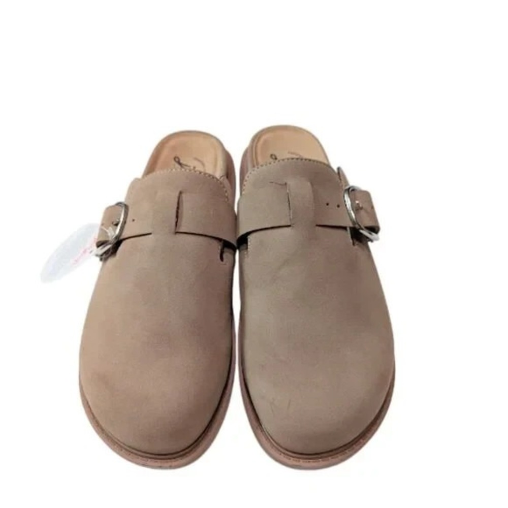 Jellypop Palmer Taupe Comfort Slip On Clogs Mules